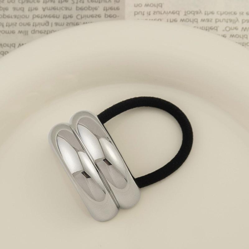 

Тренд Новые Золотистые Неправильной Геометрической Формы Дугообразные Эластичные Резинки для Волос Простые Персонализированные Аксессуары для Волос для Женщин