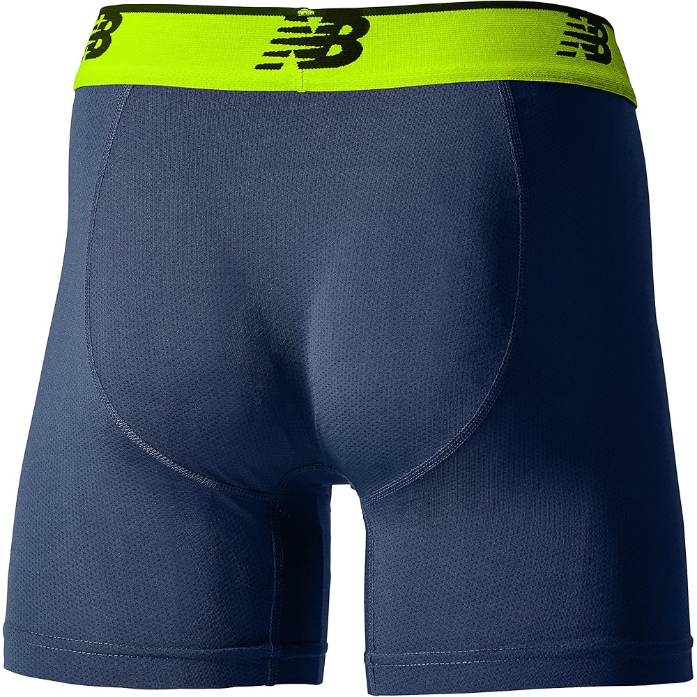 New Balance Boxer Briefs Mesh 5 Inch Front Closure Quick Dry 3 Pack
