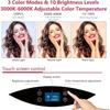 EOTO LIGHT Ring Light Avec Trépied,19 Pouces Extérieur 2900-6000K LED Anneau Lumineux Réglable,Lampe Annulaire Pour Telephone You