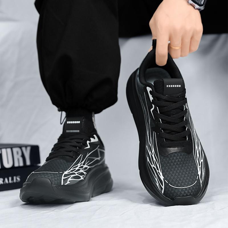 Professional Men Tennis Sneakers Breathable Tennis Training Shoes Shock-Absorbant Outdoor Sneakers Non Slip Running Gym Shoes