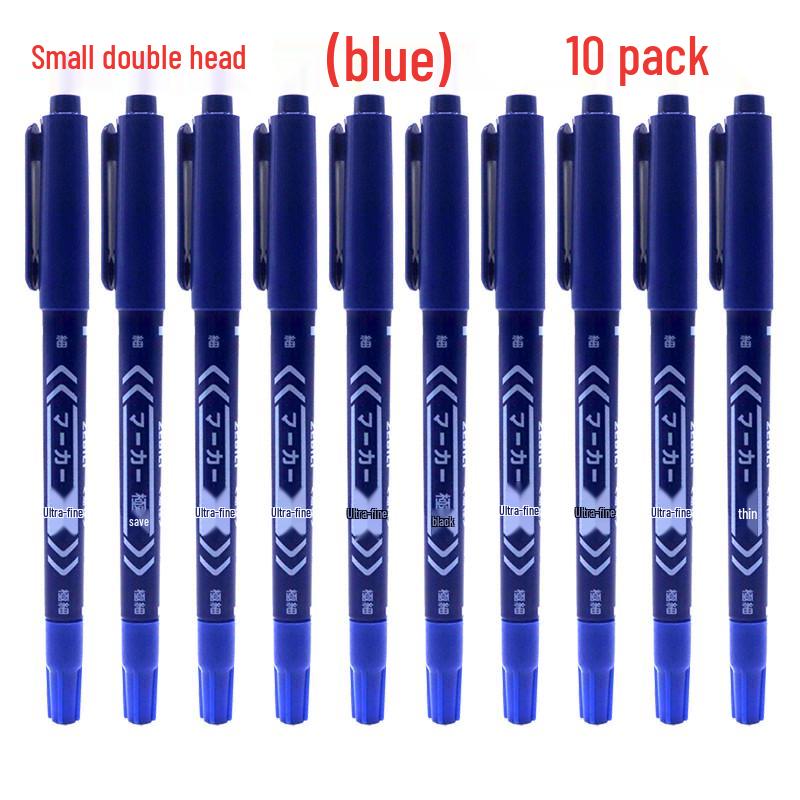 Oil-Based Quick-Dry Waterproof Fade-Resistant Refill Ink for Broad-Tip Pens - Black, Red, Blue