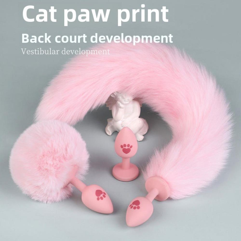 Fox Tail Cat Claw Silicone Anal Plug Sm Flirtation Sex Toys Anal Toys Adult Alternative Cosplay Tail Anal Plugs