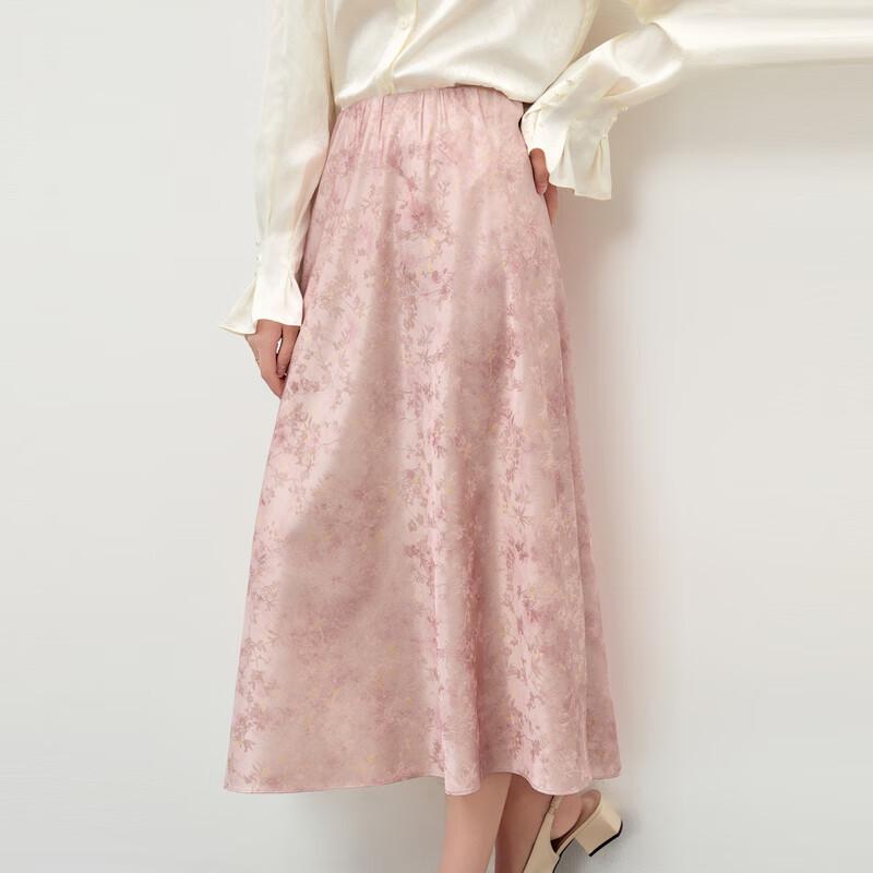 

Autumn Water Elegant A-Line Midi Skirt S