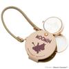 Fieldwork Women's Analog Pocket Watch with 1.5x Magnifying Glass and Strap, Moomin Embroidered Hang Watch, Little My Design, Pink, MOM015-2