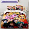 Sailor Moon Print Flannel Blanket, Soft Warm Lightweight Throw Blanket for Living Room,Sofa Bed Camping Office