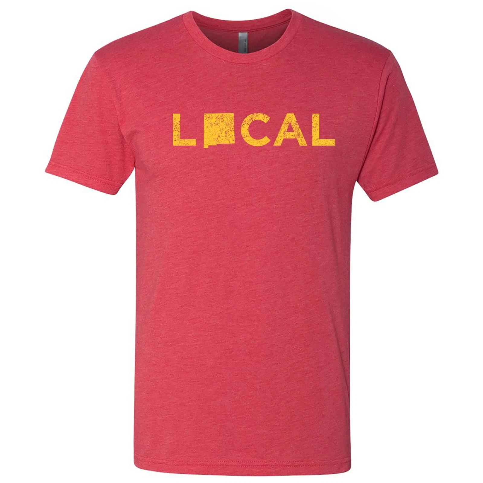 New Mexico Local - USA State Pride Canvas Triblend T Shirt - Vintage Red 2XL