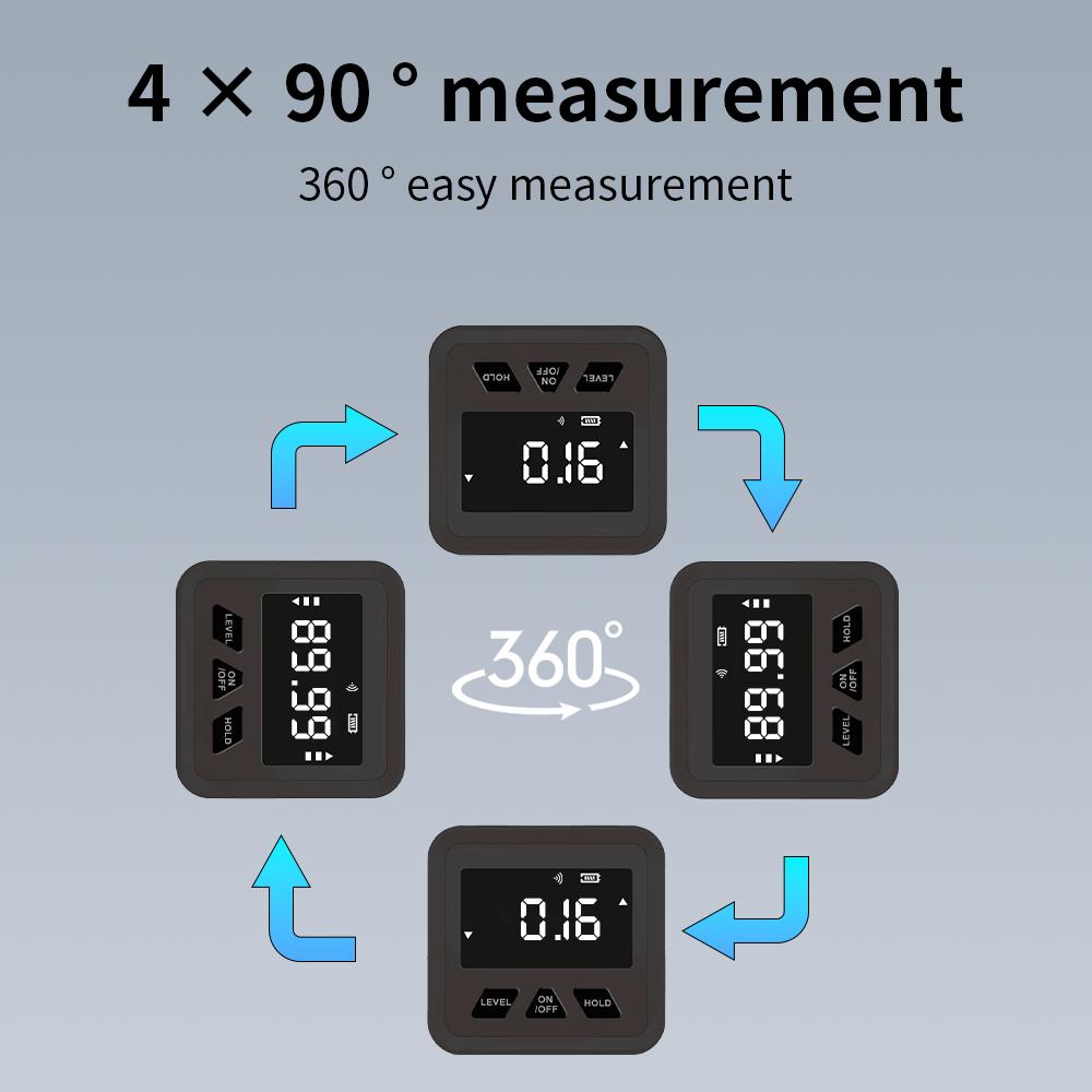 Source Factory High-precision Digital Angle Meter Inclinometer. Support ODM, , Single-sided Magnetic Suction Level Gauge