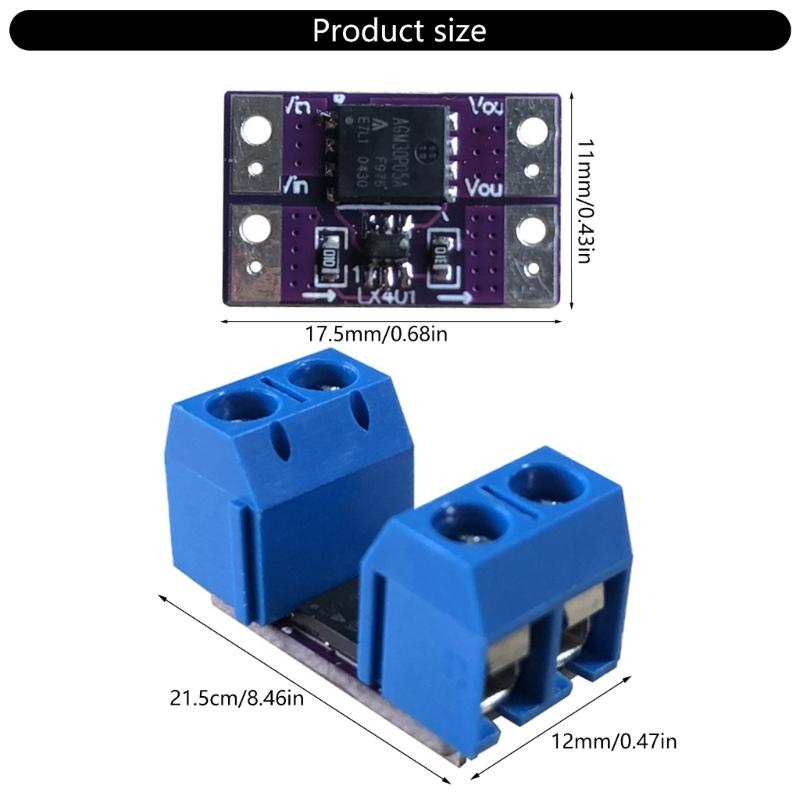 Compactly LX401 Ideal Diode Module High Current Capacity Up to 10A Ideal for Various Electronic Projects Power Solution