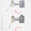 Marine Push Button Latch Kitchen Drawer Lock Keyless Kitchen Cupboard Lock For Yacht Cabinets Marine Furniture RV Use