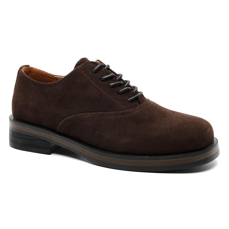 Heren 2025 Retro Britse Stijl Elevator Derby Laarzen Comfortabel Hoogte Verhogend Antislip Zakelijk Casual PU Leer Enkellaars