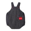 Romper Overalls Logo Plain Made In Japan Boys Girls Baby Kids Baby Clothes M Indigo Blue [MIKI HOUSE] 10-1509-493 (80-90cm)