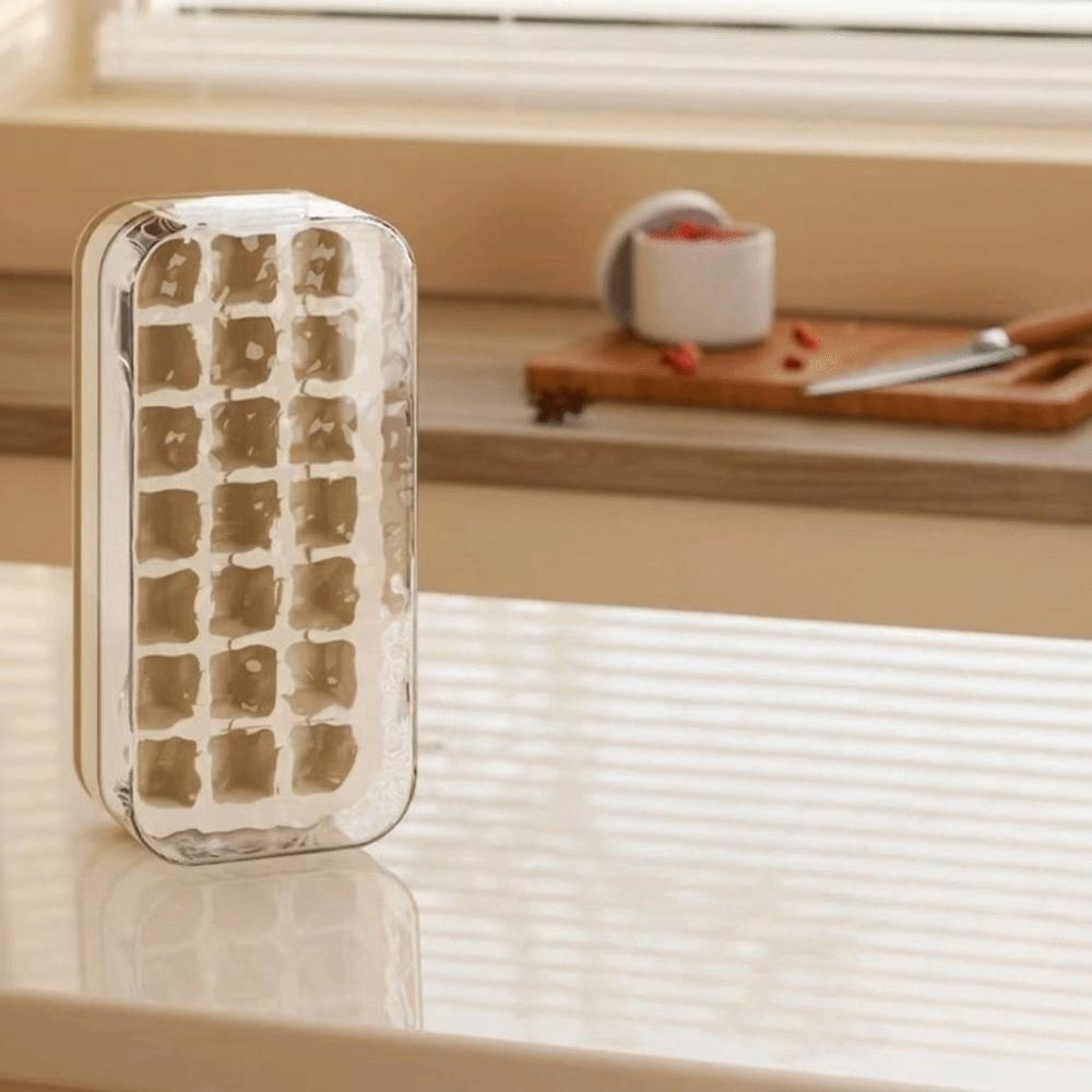 Space Saving Ice Cube Tray Silicone Pressure Ice Mold Homemade Ice Cube Maker Household Use