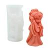 Ancient Doll Candle Silicone Mold 3D Girl Aromatherapy Plaster Soap Resin Mold DIY Chocolate Cake Baking Tool Home Decor
