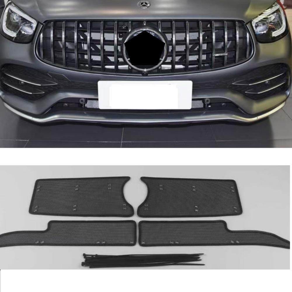 Front Bumper Grille Insect Proof Cover For Mercedes Benz GLC- Class GLC43 GLC63 2020-2022