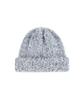 Bajal Va Brooch Heathered Knit Beanie Blue