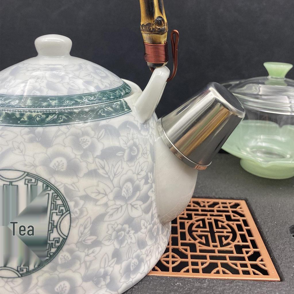 Bamboo Root Handle for Japanese Teapot and Ceramic Tea Set Accessories