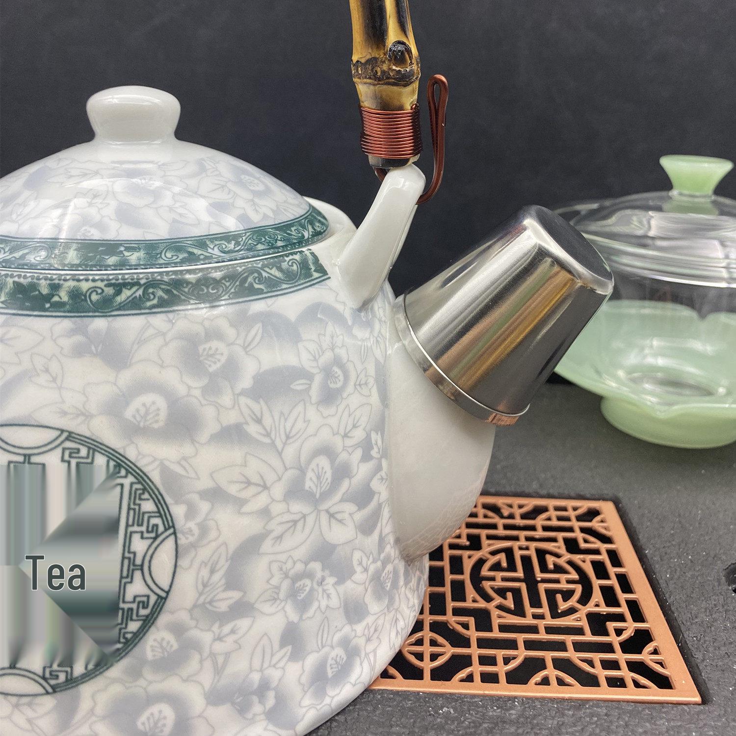 Bamboo Root Handle for Japanese Teapot and Ceramic Tea Set Accessories
