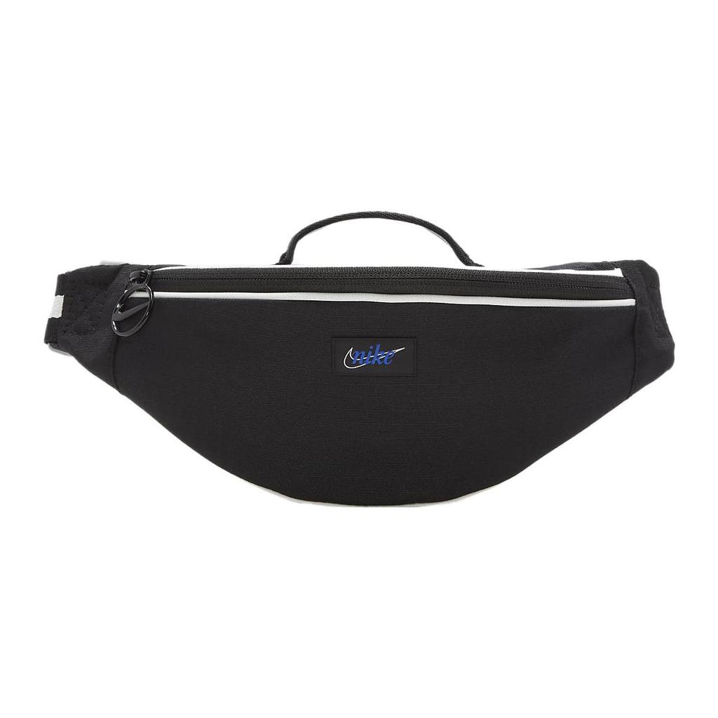 New Nike Heritage Polyester One Shoulder Crossbody Fanny Pack Small Size Unisex Black DR6266-010