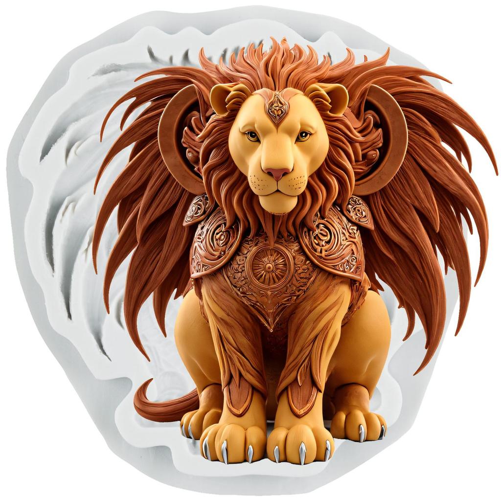 Lion Silicone Mold Lion Head Fondant Molds Cake Decorating Tools Theme Cake Dessert Decorated Chocolate Candy Mold