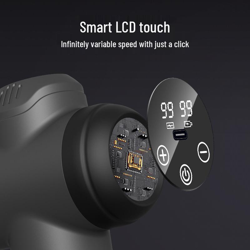 Rechargeable Electric Muscle Massager Gun for Sports Relaxation