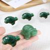 Turtles Pocket Hug Tokens Green Fluorite Turtles Statue Bring Wisdoms Calm the Spirit Keepsakes Happy New Years Gift