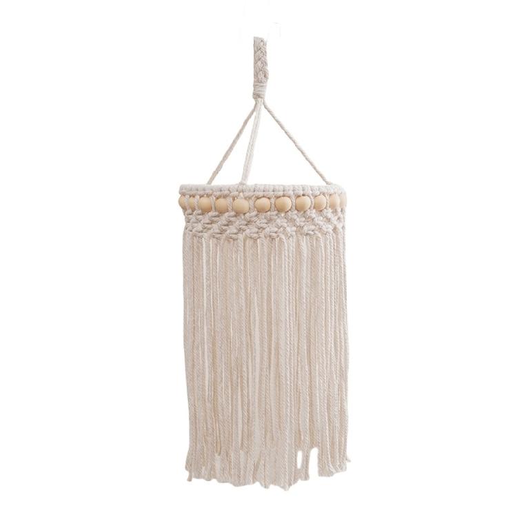 Stylish Handmade Cotton Rope Lampshade Pendants Natural Beauties Light Shade Decors Perfect for Home Decors Enthusiasts