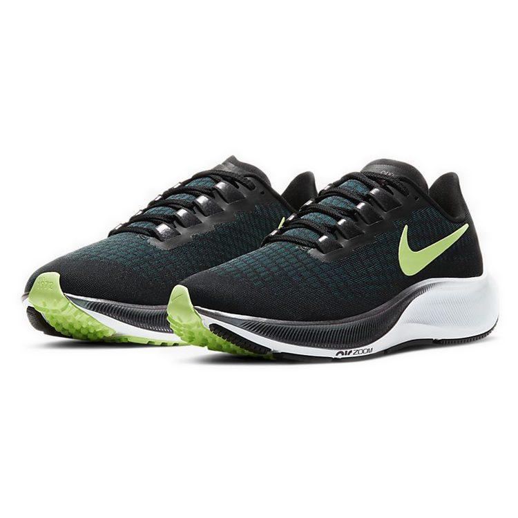 Nike Pegasus 37 Fabric Cushioning Slip Resistant Cushioning Slip Resistant Low Top Marathon Running Shoes Women's BQ9647-001