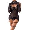 Sexy Mesh Mini Bodycon Dress for Women Sparkly Glitter Sequins Sheer See Through Cami Dress with Thong And Long Gloves