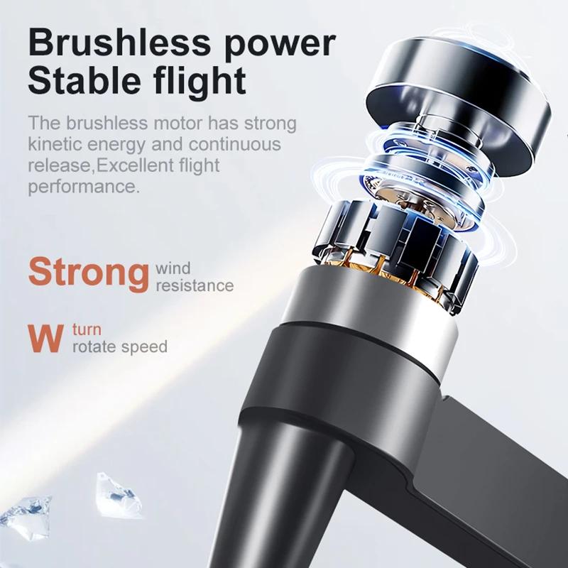 D18 Screen Control Drone Brushless Motor Four Sides of Obstacle Avoidance Optical Flow 5G WiFi FPV Aerial Photography Aircraft