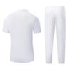 Unisex Digital Print Polo Shirt & Long Pants Set - Summer Sports Casual Wear