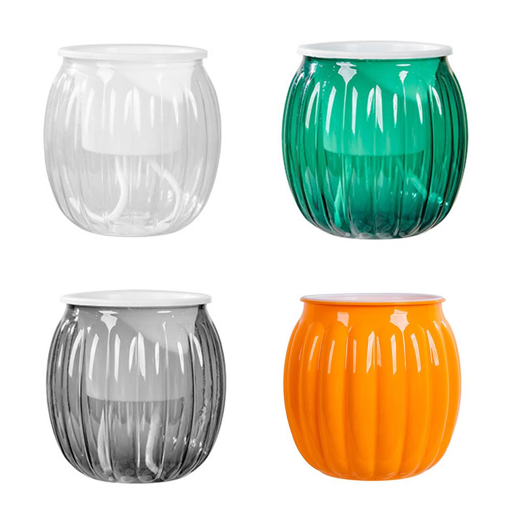 Bouteille Fleurie Hydroponique Fleur Citrouille Vase Décoration Maison Jardinière Vase Décoratif pour Accessoires de Pièce de Maison