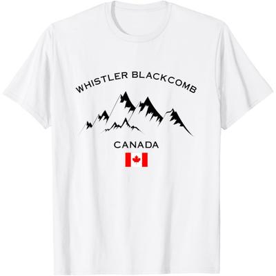 Whistler Blackcomb Canada Ski Resort Rocky Mountains T-Shirt
