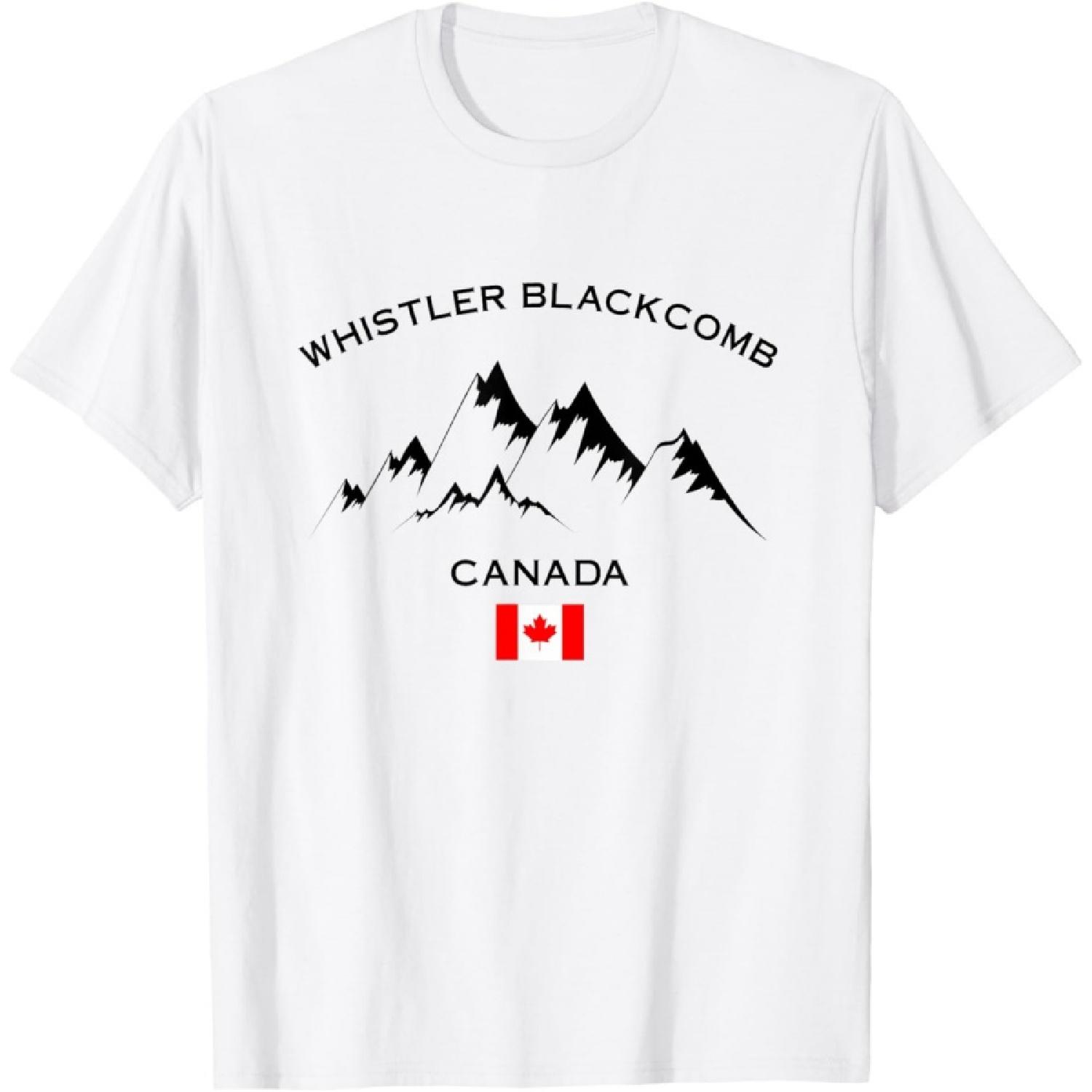 

Whistler Blackcomb Canada Ski Resort Rocky Mountains T-Shirt XXXXXL білий