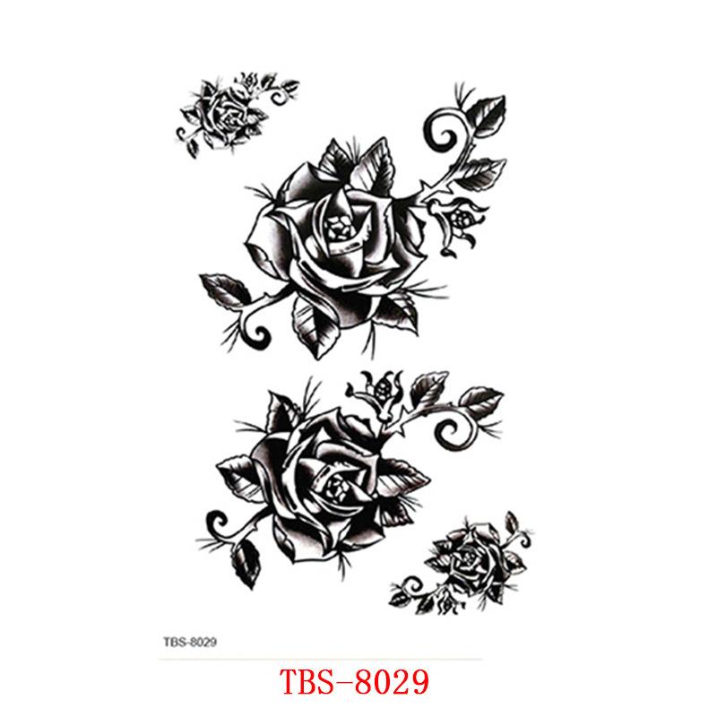 Waterproof Tattoo Sticker, Small Flower Arm, Totem, Semi-Permanent Tattoo Sticker Tattoo