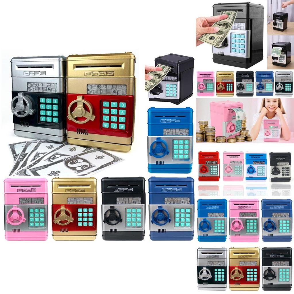 And Secure Automatic Atm Piggy Bank With Password And Sound For Kids**