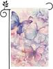 Buttery Owers Spring Garden Ag 12x18 Inches Double-sided Burlap Fabric Outdoor Courtyard Lawn Farmhouse Home Summer  IIC