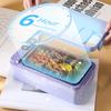 Elektryczne Podgrzewane Pudełko na Lunch Bezprzewodowe Izolowane Pojemnik na Lunch Akumulatorowe Przenośne Pudełko Bento 1L Pojemnik ze Stali Nierdzewnej Szczelny Podgrzewacz do Jedzenia