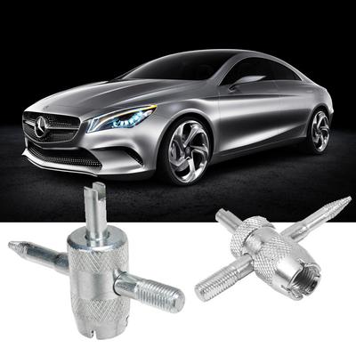 1/5pcs Tyre Valve Core Tools Valve Core/4 Way Car Truck Tire Screwdriver Valve Stem Core Remover Installer Tool