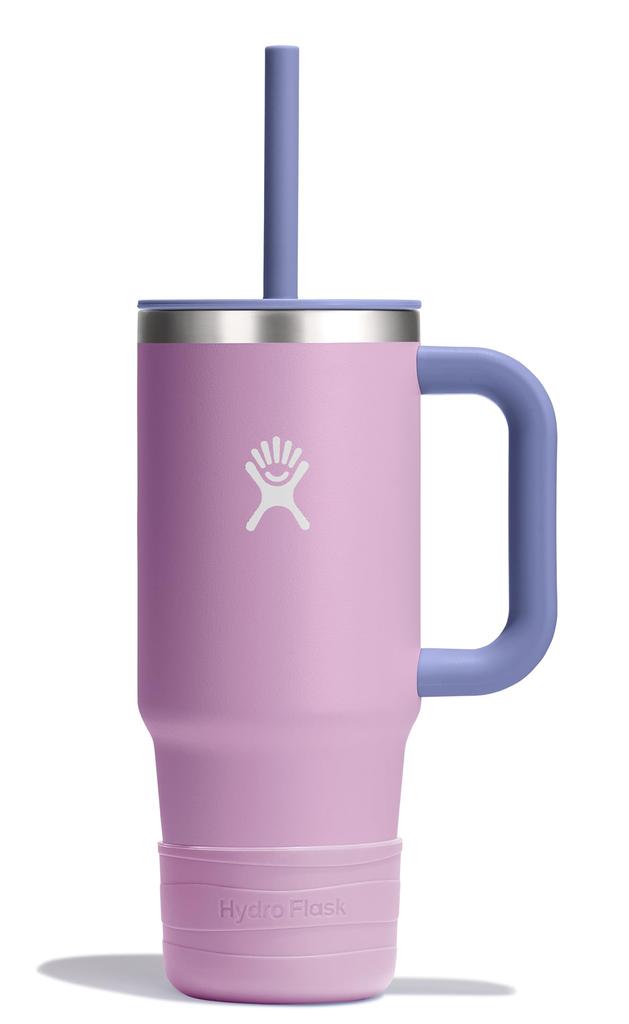 Stainless Steel Kids Tumbler with Straw, 24oz (709ml) Anemone Design, Insulated Water Bottle (Official Japanese Product)