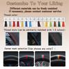 Custom Car Steering Wheel Braid Cover 100% Fit For Mazda 3 Axela 2019 2020 CX-30 2020 MX-30 2020 Auto Interior Accessories