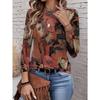 Printed Top, Modern Art Design, Suitable for Daily Wear