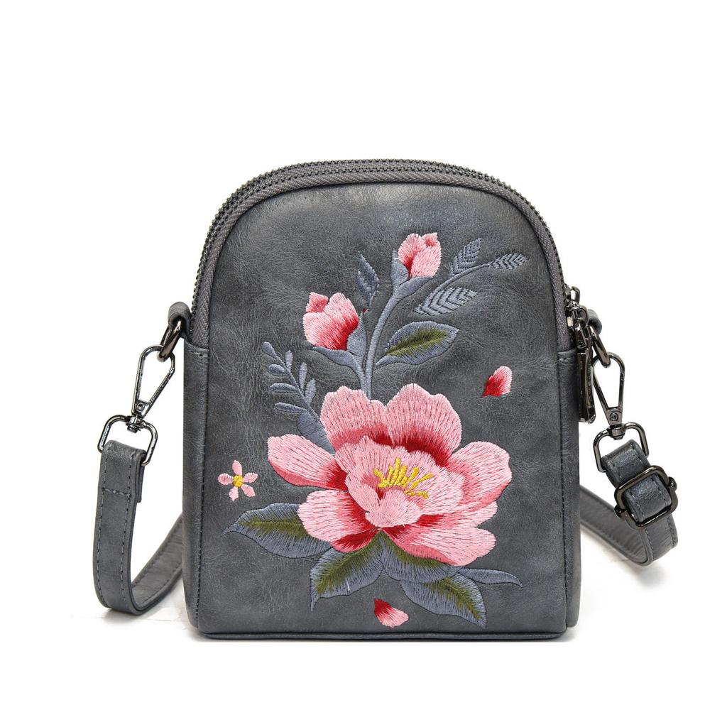 Embroidered Small Bag Chinese Style Single Shoulder Crossbody Mobile Phone Coin Purse Bag