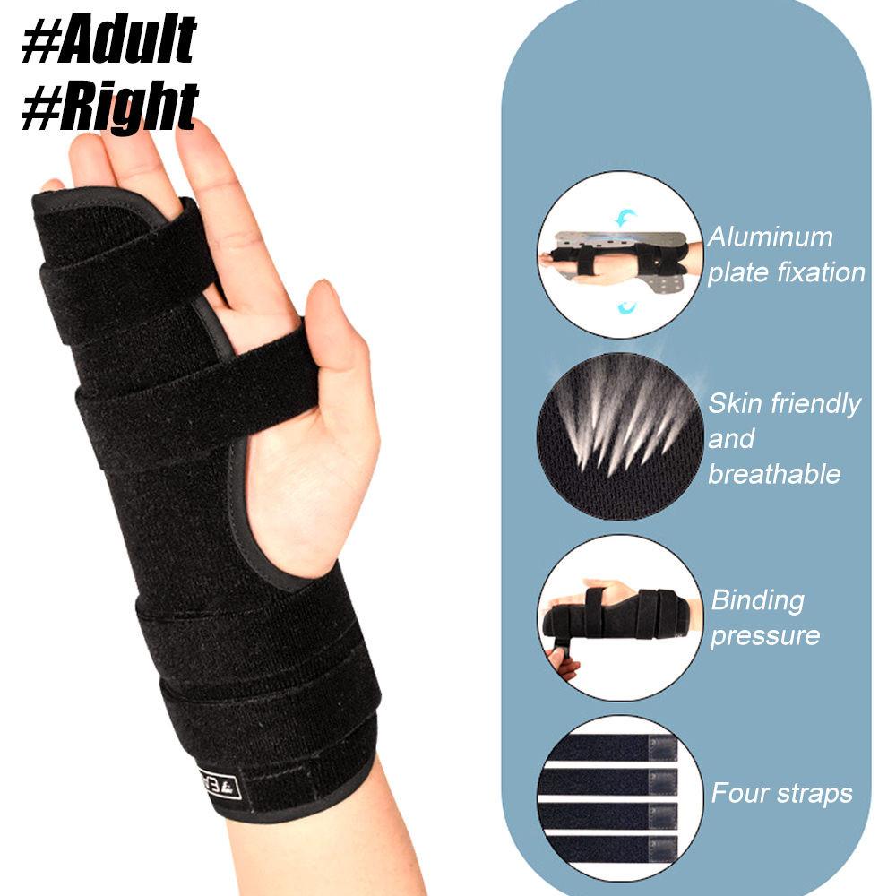 

1Pcs Finger Splint Hand Brace – Pinky Finger Splint For Boxer Fractures, Broken Ring, Trigger Finger Immobilizer Straightener Right Hand