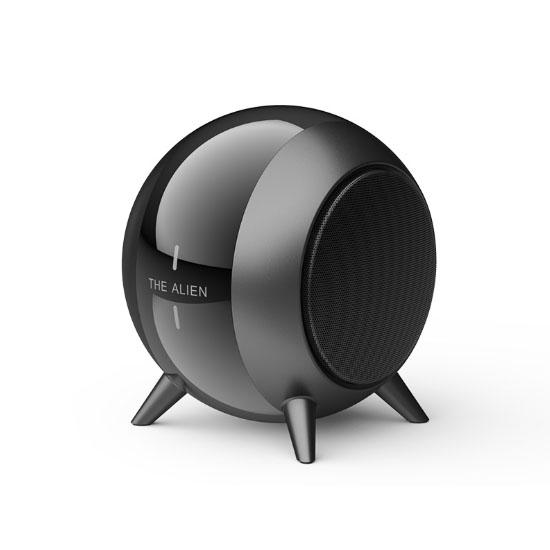 Alien Metal Bluetooth Wireless Speaker TWS Subwoofer Stereo Sound Box TF Card Upgrade Mini Portable Loudspeaker Gift