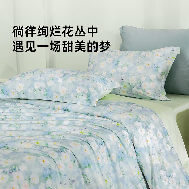 Cotton Printed Four Piece Set: Huaxi