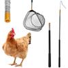 Scalable Chicken Catcher Leg Hook Tool Kit Chicken Net Catcher 58.5 Inch Small Animals Catching Net Suitable for Catching Fish