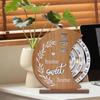 Aesthetic Wooden Perpetual Calendar Reusable Rotatable Desk Ornament  Room