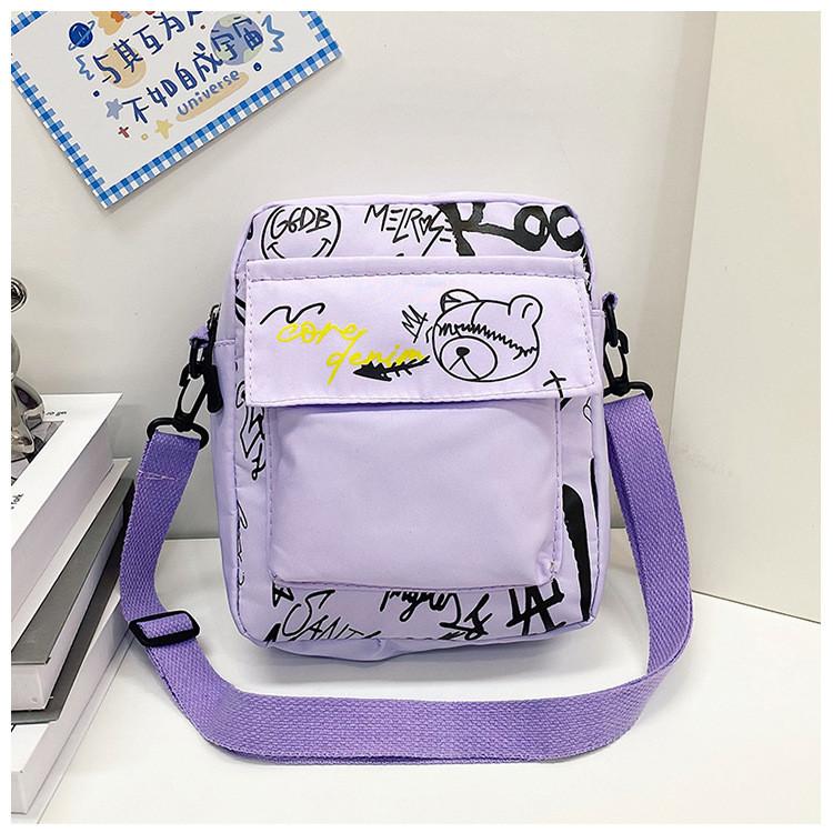Crafty Small Crossbody Bag With Nylon Material For Daily Casual Use