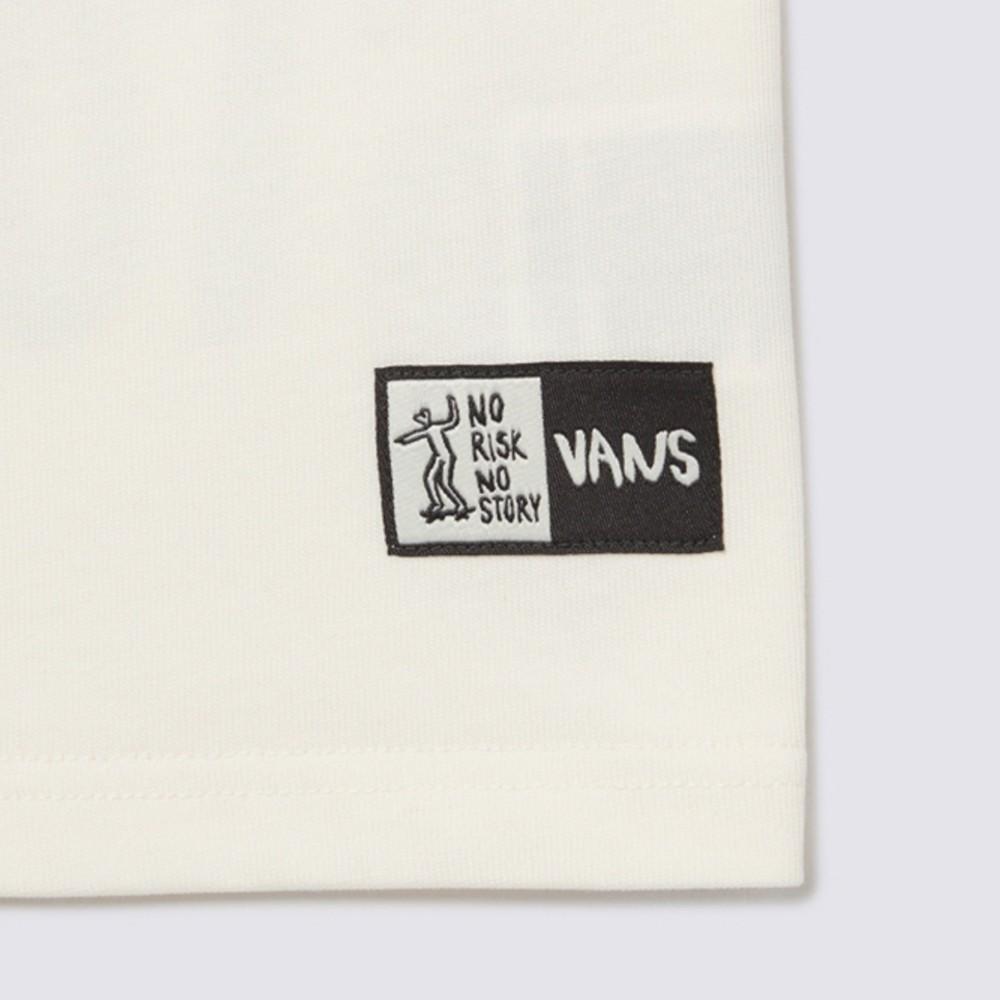 Vans X Asian Artist Collection Bolin SS24 Fashion Logo Round Neck Short Sleeve T-Shirt Unisex T-Shirts White VN000J2WFS81