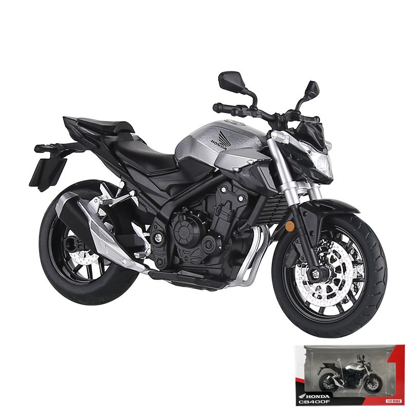 1:12 אופנועי הונדה CB400F דגם צעצוע סגסוגת יציקת לחץ דגמים סימולציה אוסף אופנועים קישוט צעצועים לבנים מתנות
